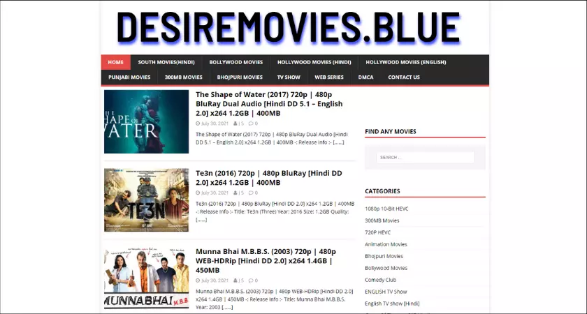 Desiremovies 2021 | Best  300mb South Indian Movies &  Webseries For Free