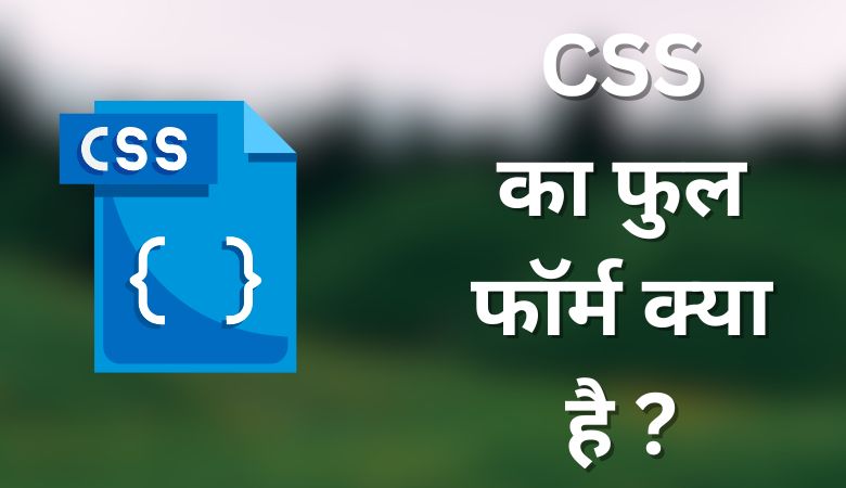 CSS Full Form in Hindi